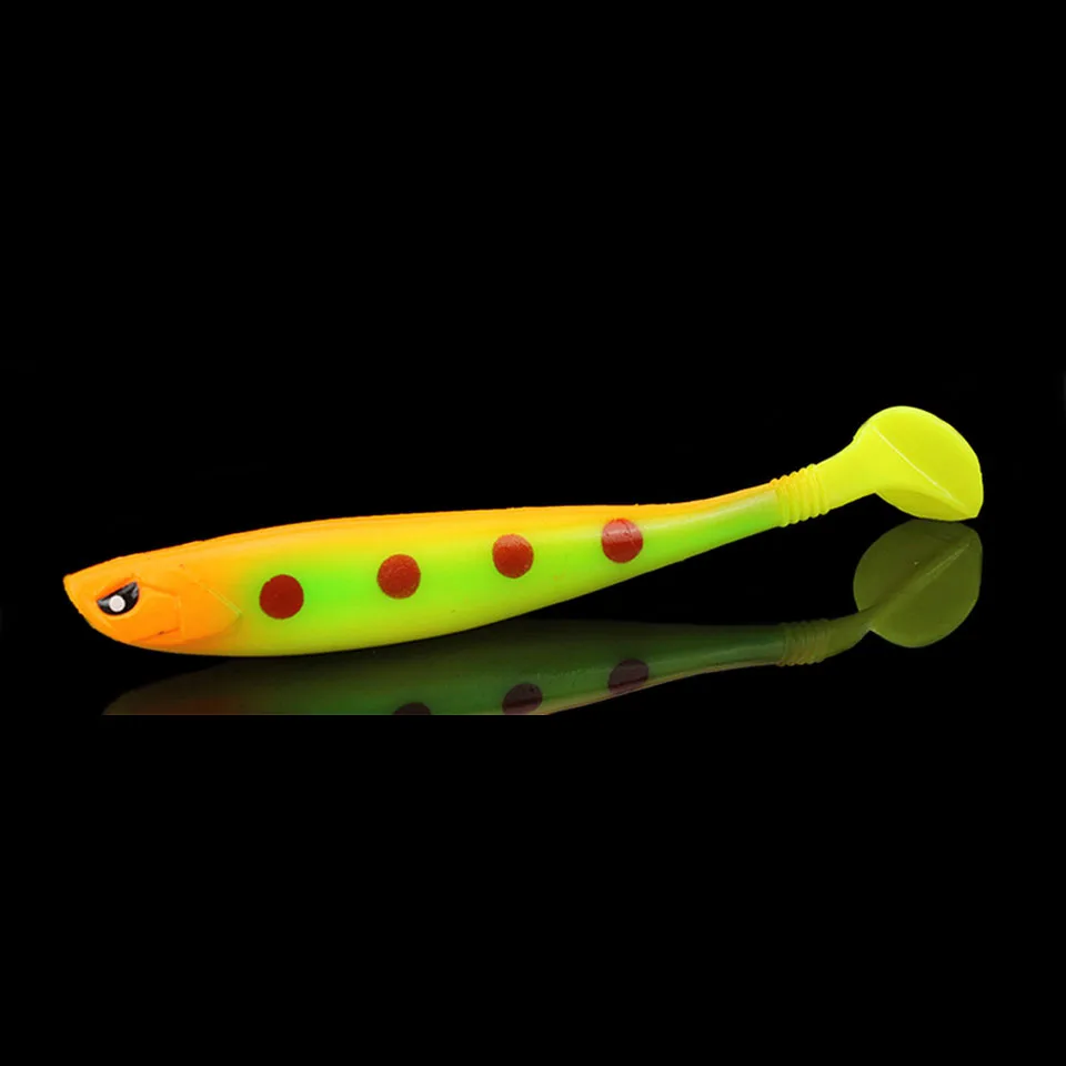 WALK FISH LUKA 1PCS 3D SOFT SWIN Fishing Lure 10g/12cm Soft Bait Shad Silicone Bass Pike Minnow Swimbait Jigging Plastic Lure