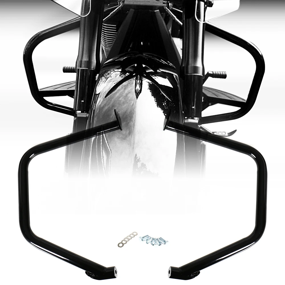 

Gloss Black Highway Engine Guards For Victory Cross Country Road 2010-2017 Models