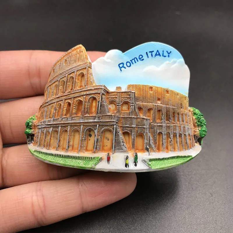 fridge magnets Germany  Italy refrigerator paste resin magnetic creative stereo trevi fountain in Berlin fridge magnet souvenir