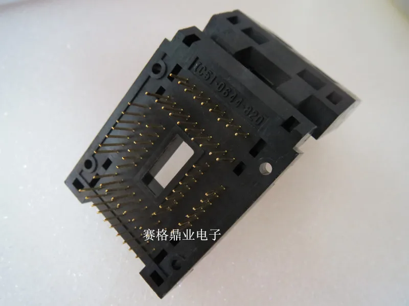 IC51-0644-820-1 TQFP64 Burn-in Socket gold plating IC testing seat Test Socket test bench