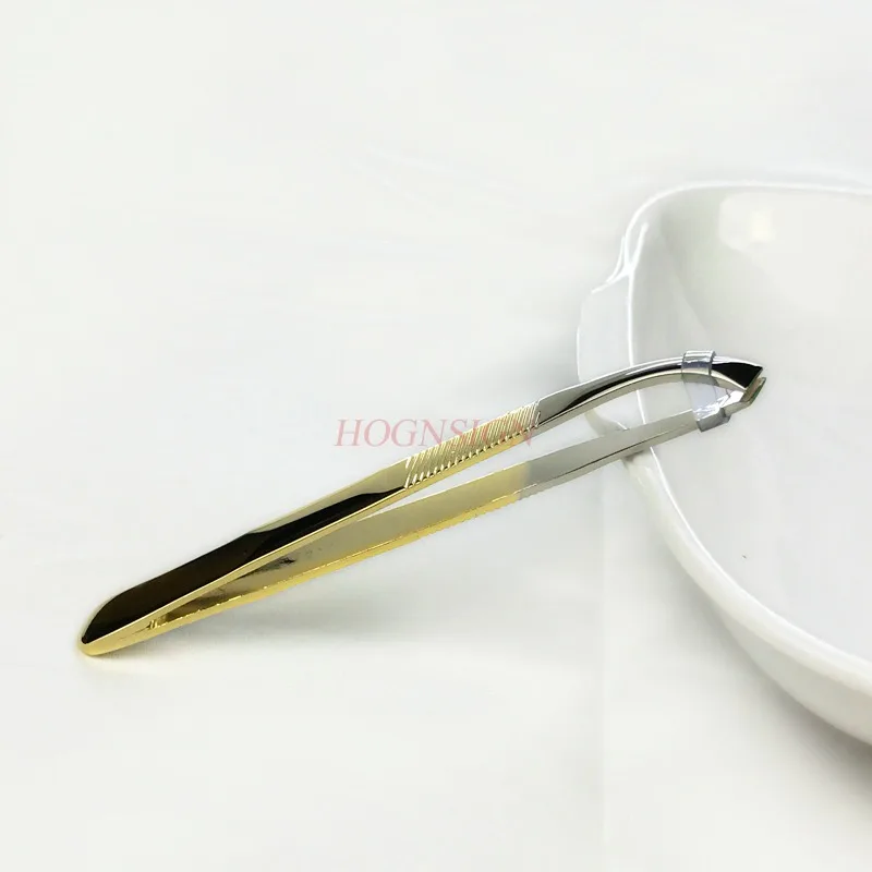 Augenbraue Pinzette Frauen Make-Up Biegung Spitze Haarentferner Clip Anti-skid Design Gesichts Make-Up Werkzeuge Falsche Wimpern Schönheit werkzeug Verkauf