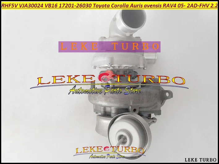 

Бесплатная доставка RHF5V RHF5 VJA30024 VB16 17201-26030 1720126030 Turbo для TOYOTA Corolla Auris Avensis RAV4 2AD-FHV 2adfhv 2AD 2.2L