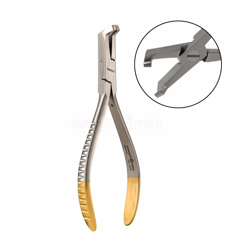 

Dental orthodontic Bracket remover plier Easyinsmile Posterior Bracket Remover TC-Half Gold Premium quality