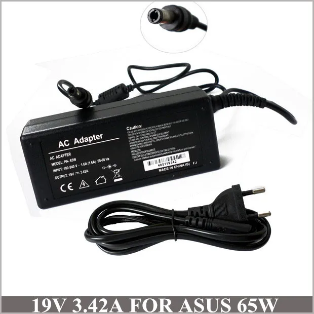 65W Universal AC Adapter Charger Laptop Charger Plug For Asus X51R X51RL X58L Z99J M2400n SADP-65NB AB PA-1650-02