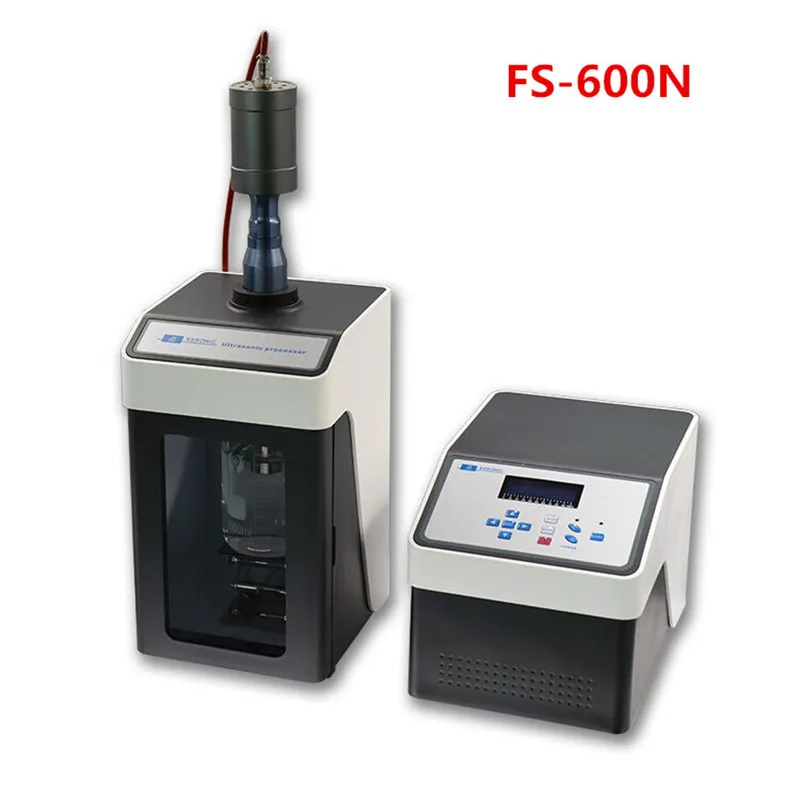 600 W Ultrasonic Homogenizer Sonicator Processor Ultrasonicator Cell Disruptor Mixer CE ISO 20KHZ 20ml-600ml FS-600N