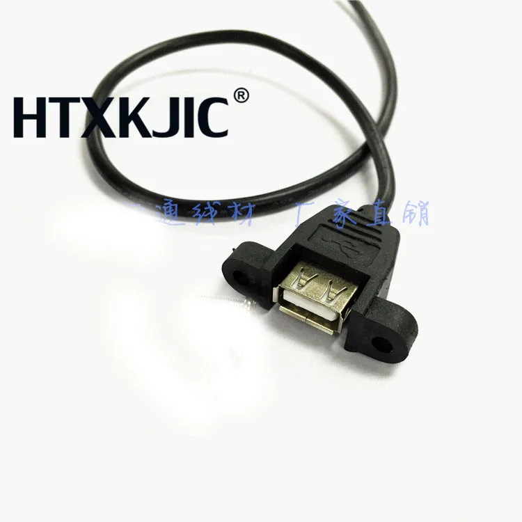 1pcs USB B Male to USB Female Cable Printer Cable Adapter Connector USB B Plug Computer Panel Mount USB Extension Cable