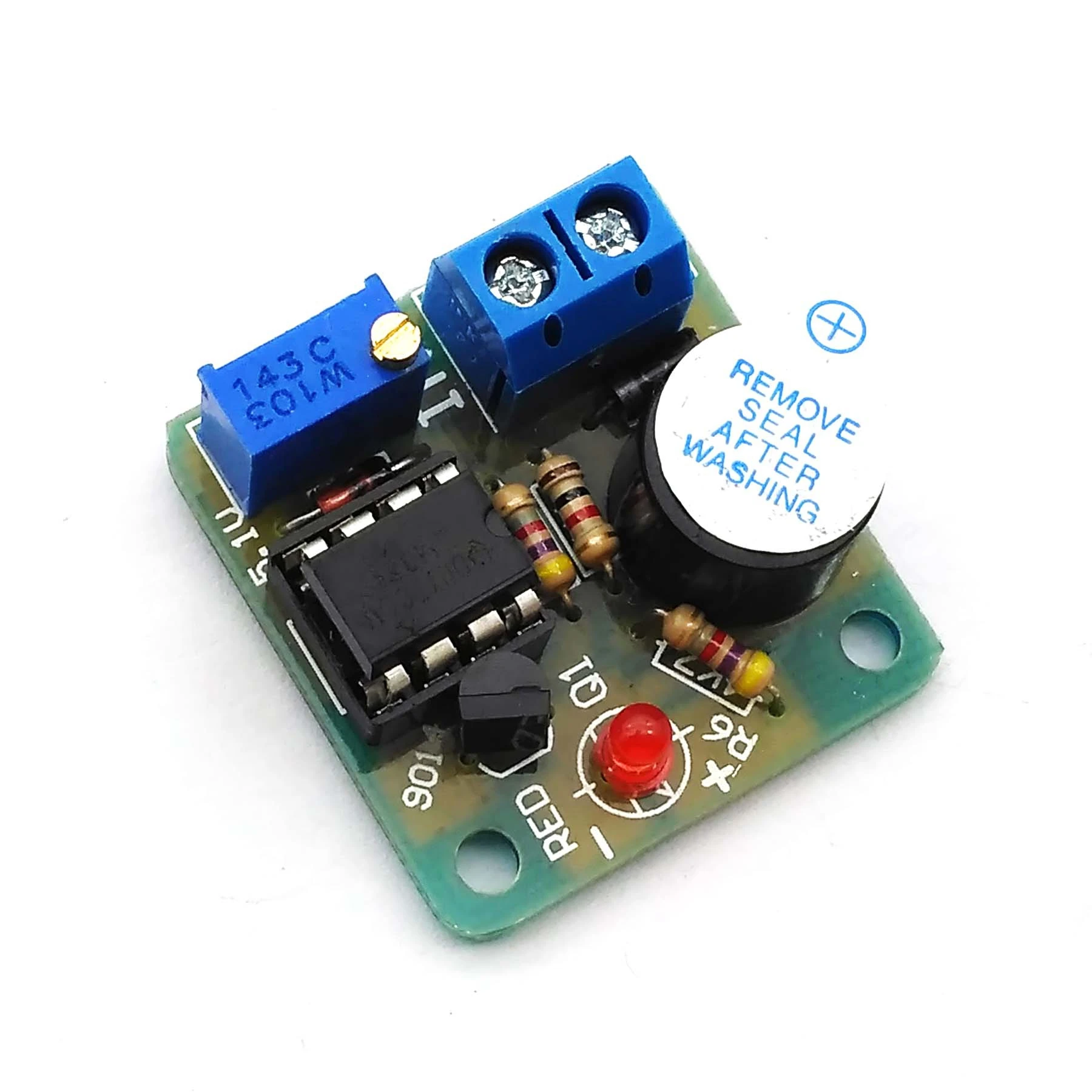 9V/12V Battery Sound And Light Alarm Against Over-discharge Protection Board Low Voltage /Under Voltage Protection Module