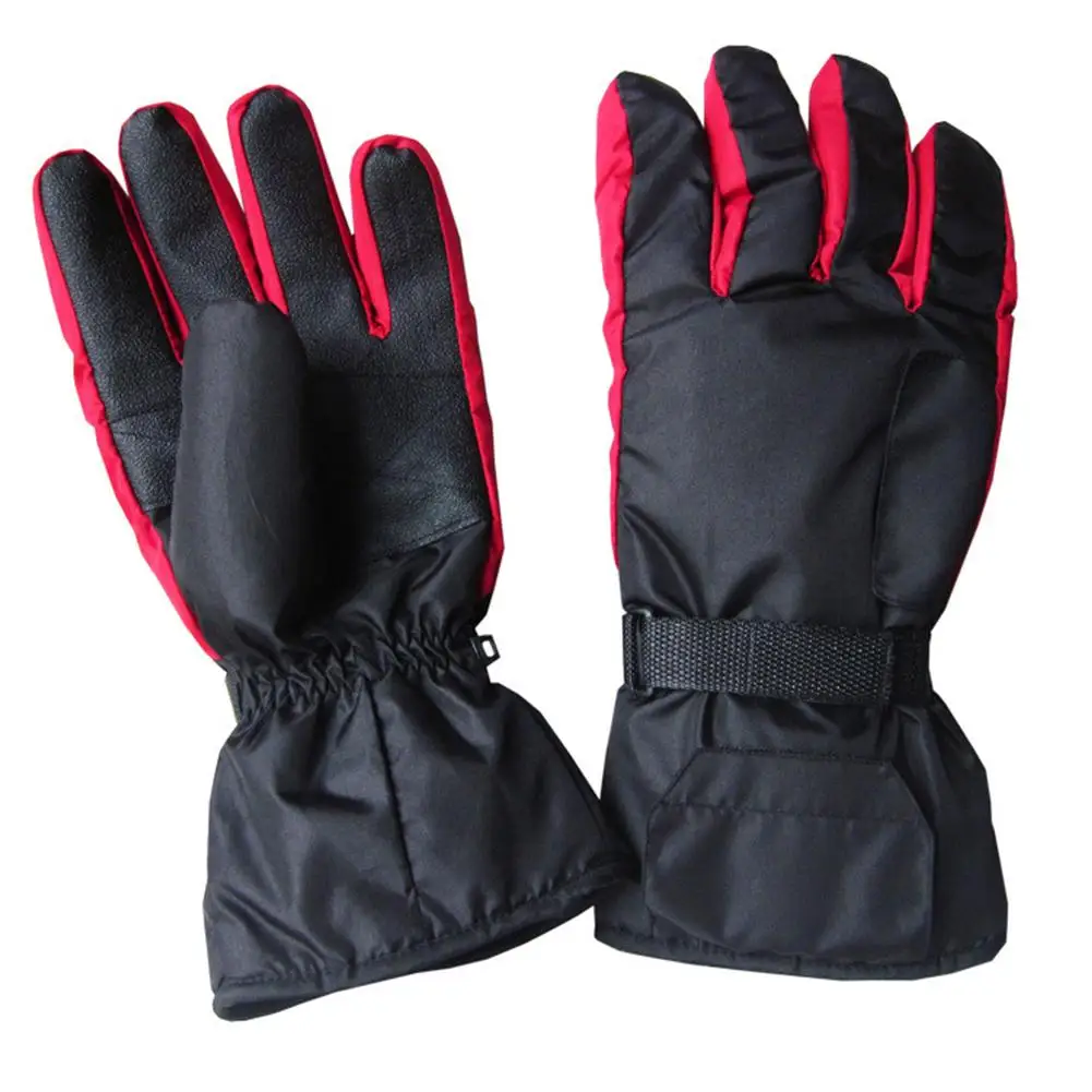 Battery-Type Carbon Fiber Heating Gloves Battery Box Electric Heated Gloves Ski Warm Gloves Back Of Five Fingers Hands