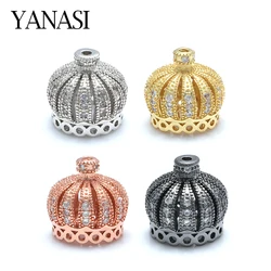 1PCS 14*13mm DIY Tassels Crown Bead Caps Accessories For Women'Jewelry Tassel Earring Pearl Necklace Gift Making