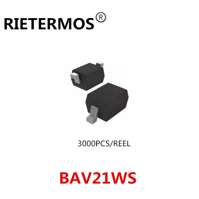 3000 ชิ้น BAV21WS BAV21 SOD-323 ผลิตในจีน