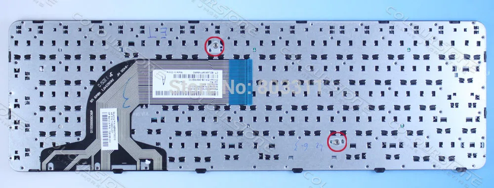 Clavier russe avec cadre pour ordinateur portable hp pavilion 15-e 15-T 15-e087sr e052sr