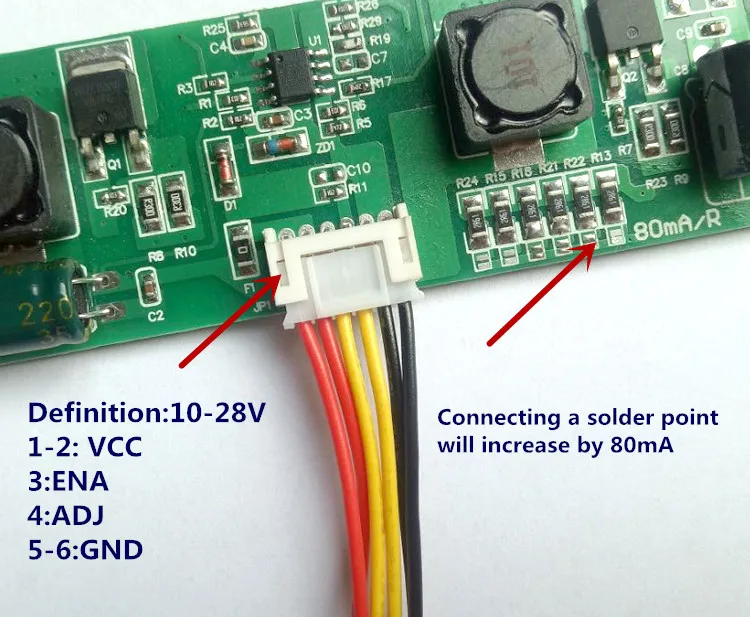 TZT LED TV Backlight Board CA-266S 32-65 Inch LED Universal Inverter 80-480mA Constant Current Board