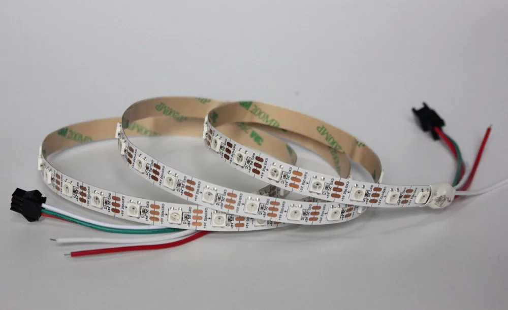 

1M Built-in WS2812B Full Color LED strip,60 LED 60 pixels, Raspberry Pi Pixel matrix Display Arduino DIY led strip