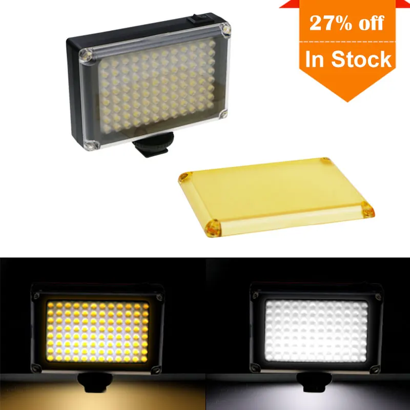 Ulanzi 96 LED Phone Video Light Photo Lighting on Camera Hot Shoe LED Lamp for iPhone Xs Max X 8 Camcorder Canon Nikon DSLR phot