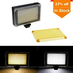 Ulanzi 96 LED Phone Video Light Photo Lighting on Camera Hot Shoe LED Lamp for iPhone Xs Max X 8 Camcorder Canon Nikon DSLR phot