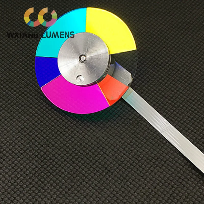 Projector Dichroic Color Wheel Fit for RICOH PJK370 PJK372 PJK376 6 Segments 40mm