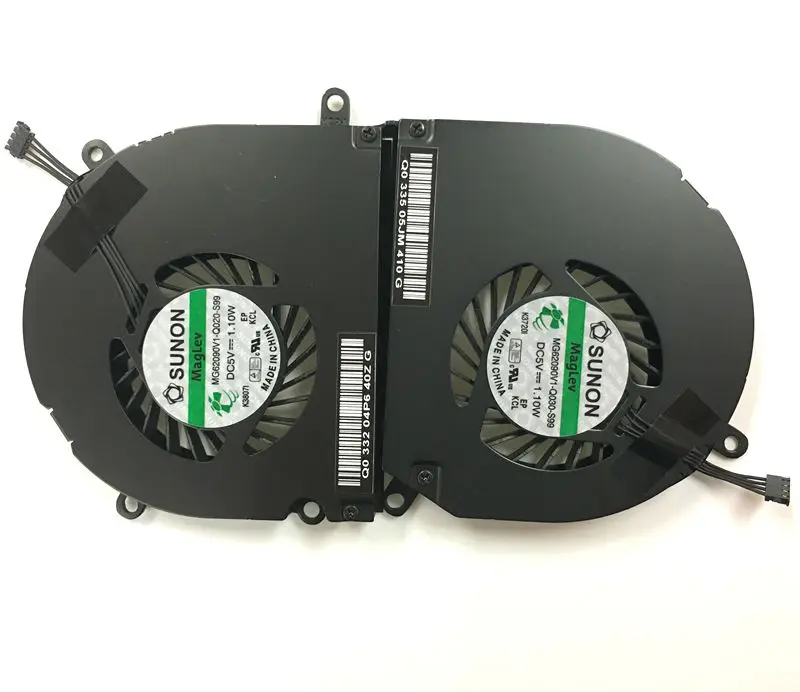 

New Original fan left and right for Pro A1286 laptop cooling fan cooler FAN MB470 471 985 986MC721MD103