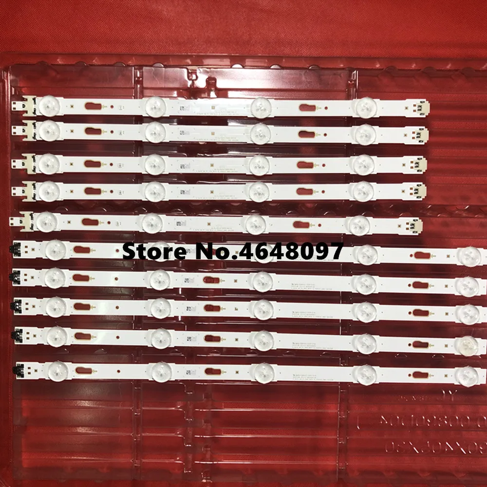 

10 PCS LED backlight strip for sa msu ng UN40JU6700AF V5DU-400DCA-R1 V5DU-400DCB-R1 BN96-34792A BN96-34791A