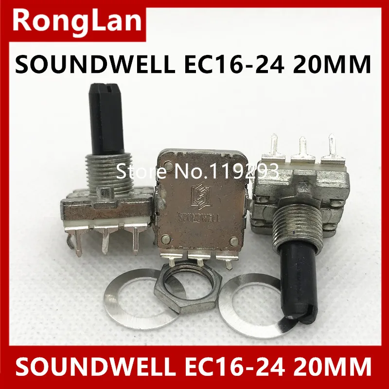 [bellla]SOUNDWELL EC16 encoder pulse switch 24 is positioned shaft length 20MM rotary digital encoder--10pcs/lot