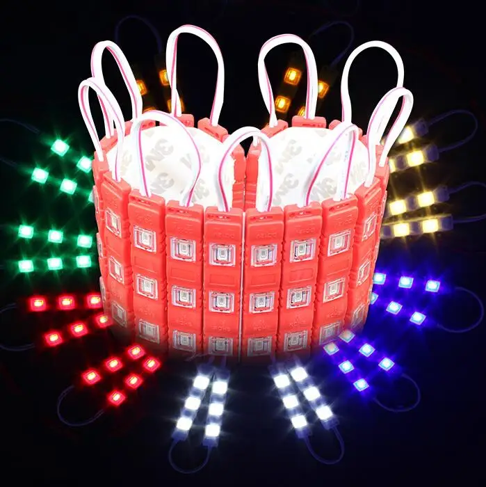 SMD 5630 5730 LED Module 12V Injection Molding module clear lens RED lighting 60PCS