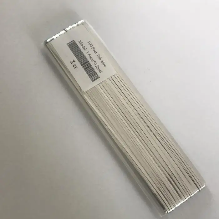 ALLMEJORES абсорбирующий провод для солнечной батареи, 100 футов, 1,6 мм x 0,2 мм, PV ленточный Интерконнектор, шина, медный провод для панели солнечных батарей diy