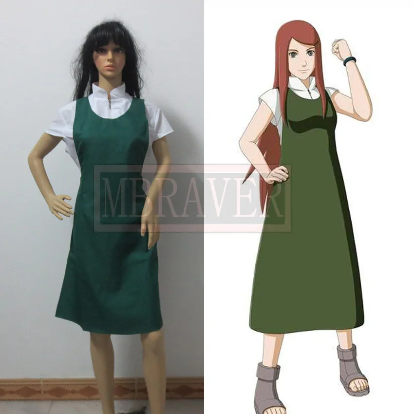 Kushina Uzumaki Cosplay Costume All Size Custom Made