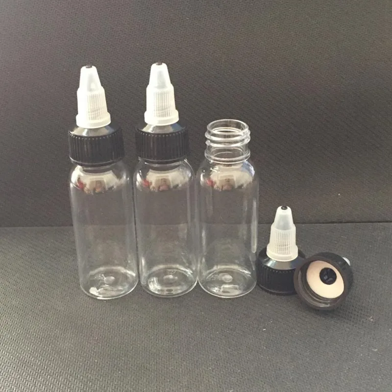 

60ml PET Bottle E Liquid Refillable Dropper Bottle With Pen Shape And Twist Off Caps Empty Ejuice Plastic Dropper Bottles