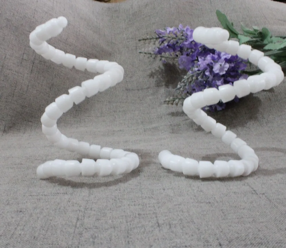 

370mm/length 9.5mm diam skeleton toy joint white plastic toy joint for diy doll findings--14.5inch/pcs