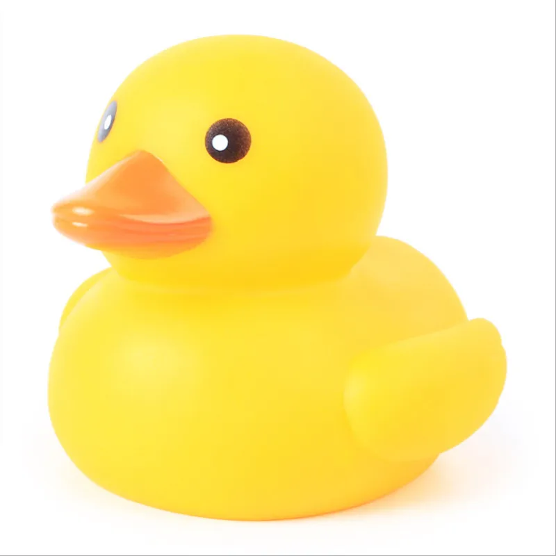 Funny Little Yellow Duck Pet Squeak Toys Dog Toys For Small Large Dogs Cats Vinyl Glue Nuk Puppy Chew Toys Dog Supplies 3 Size