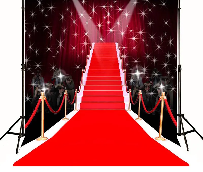 

Red Carpet Paparazzi celebrity Sparkly photo backdrop party wall background