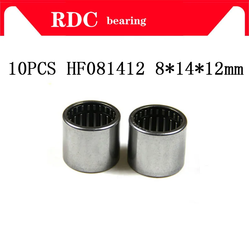 

High quality 10pcs HF081412 FC-8 one way clutch needle roller bearing 8X14X12mm bearing 8mm shaft hexagon head