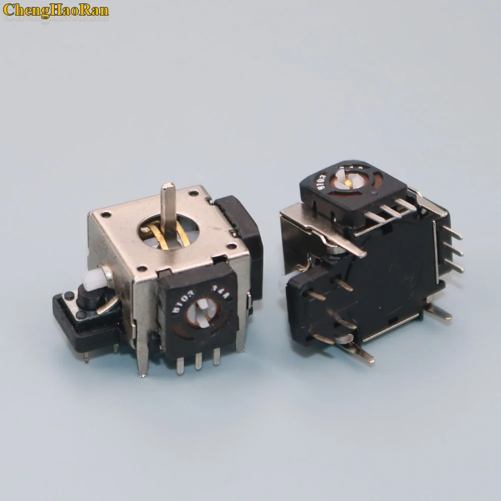 2pcs 1set Replacement metal 3D joystick cap analog Stick cap for XBOX 360 controller For PS2 Controller 3D Analog Joystick