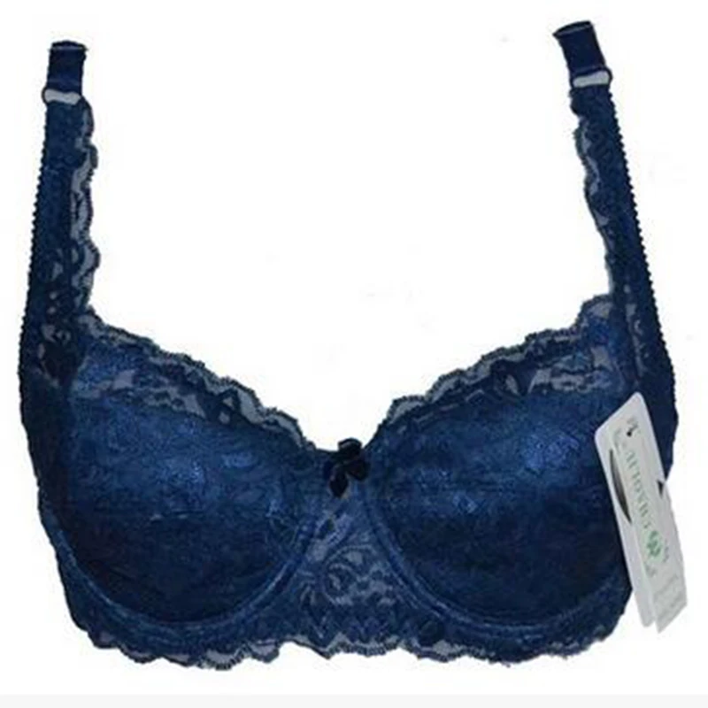 Fashion Ladies Female Push Up Bra Embroidery Lace Bras Sexy Underwear For Women Padded Sheer Bra