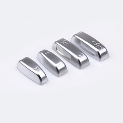 Hot Sale 4pcs Aluminum Alloy for Volvo XC60 S60 V40 V60 S80 S40 C30 C70 Accessories Interior Trim Seat Adjusters Button Cover