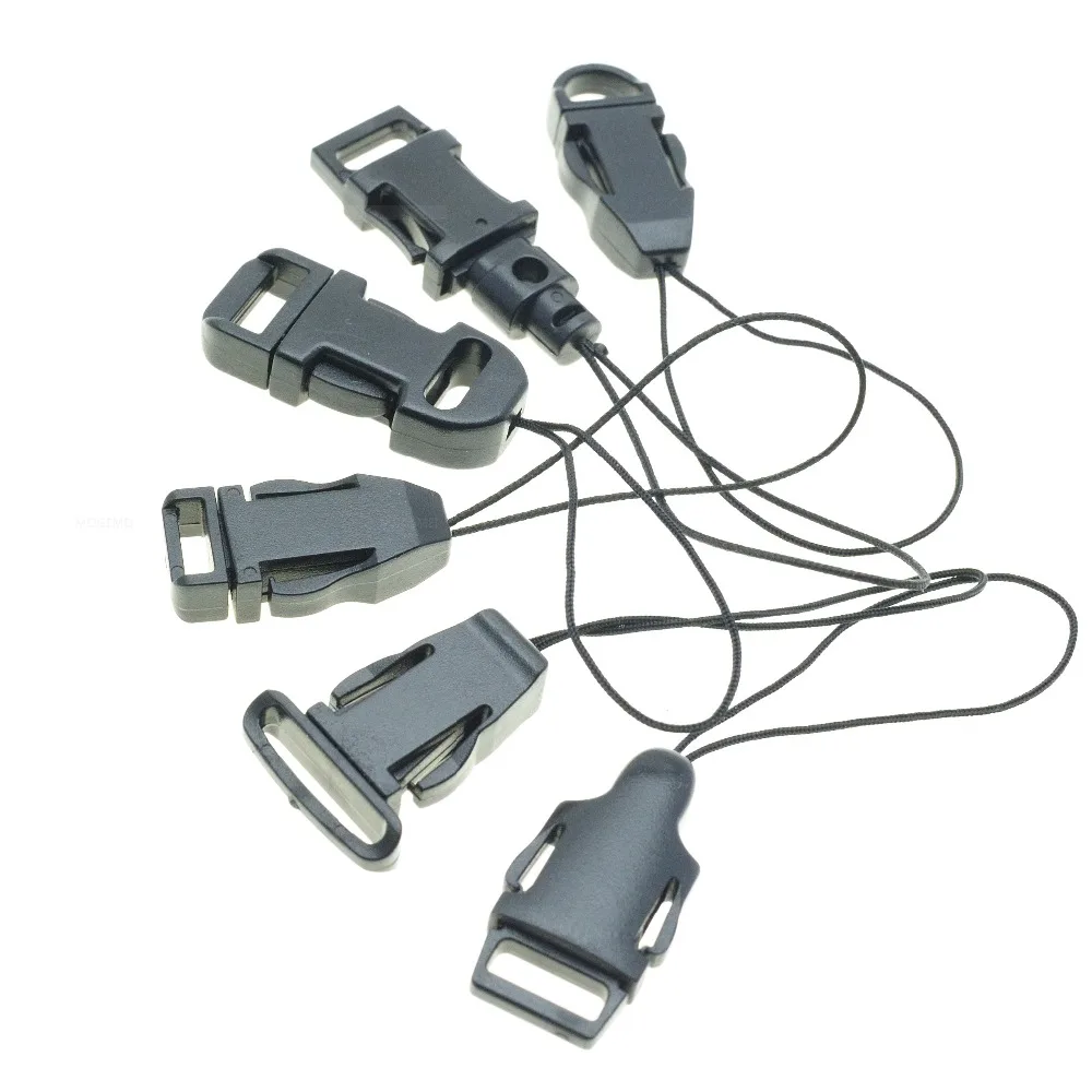 10pcs Camera Straploop Quick Release Clipneck Adapter Connector System Lanyard Belt Buckles Clips Sling Eyelet Loops