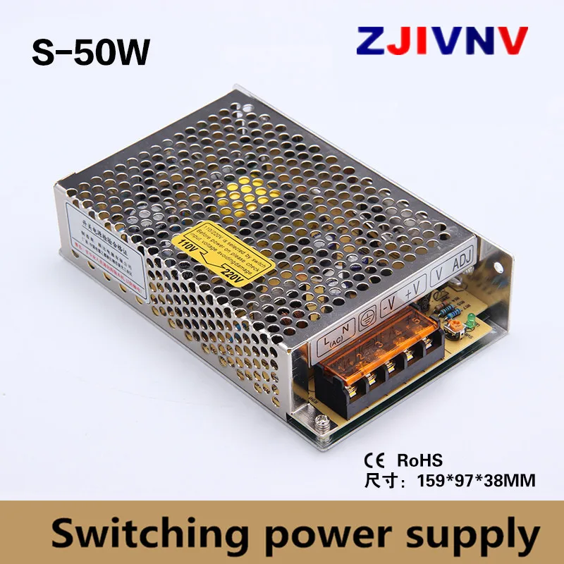 Best quality 50W switching power supply 12V 4.16A switch Power Supply AC DC Converter 12v smps LED power supply 12v