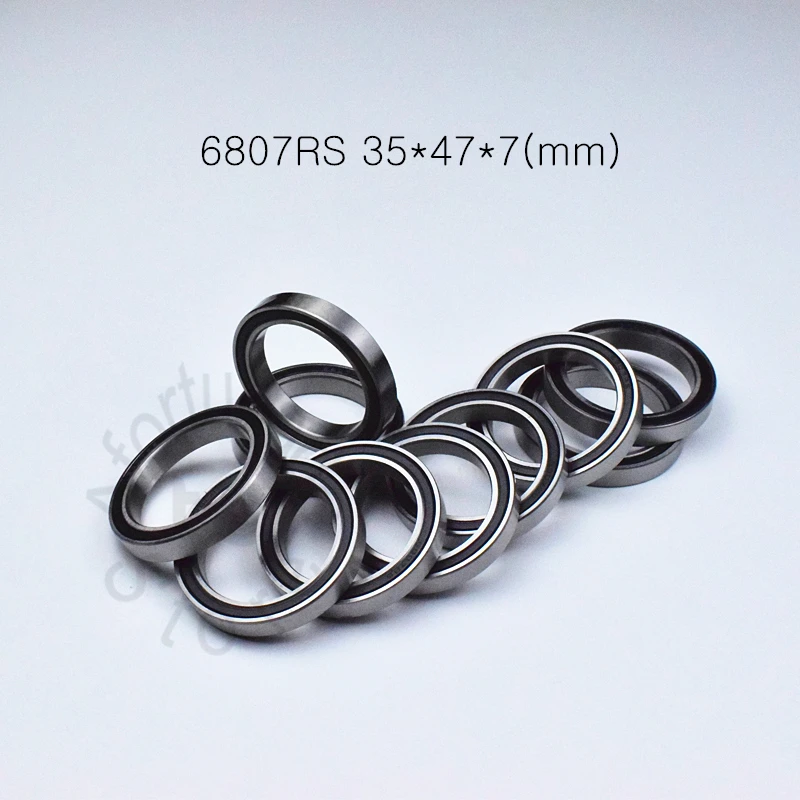 6807RS 35*47*7(mm) 1Piece bearing ABEC-5 Rubber sealed bearing 6807 6807RS bearingS