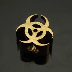 1PC Brass Knife Beads Lanyard Pendant Paracord Survival Bracelet Umbrella Rope Cord DIY Decorative Accessories Pendant EDC Tool
