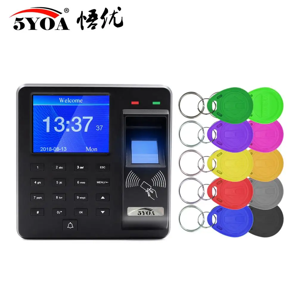 BX10 Biometric Fingerprint Access Control Intercom BX6 Machine Digital Electric RFID Code System For Door Lock Keys Tags