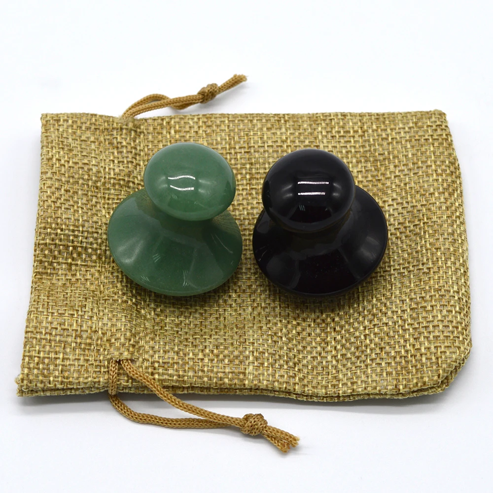 

Natural Jade Guasha Tool Quartz Gua Sha Mushroom Slimming Healthcare Stone Body Cellulite Massager