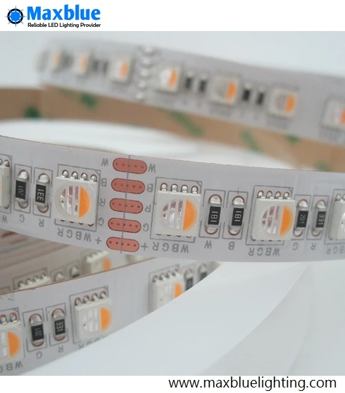 

SMD5050 RGBW LED Strip 5meter 24Vdc CRI 80+Ra 84leds/m 4in1 5050smd LED Ribbon Tape Light Free Shipping