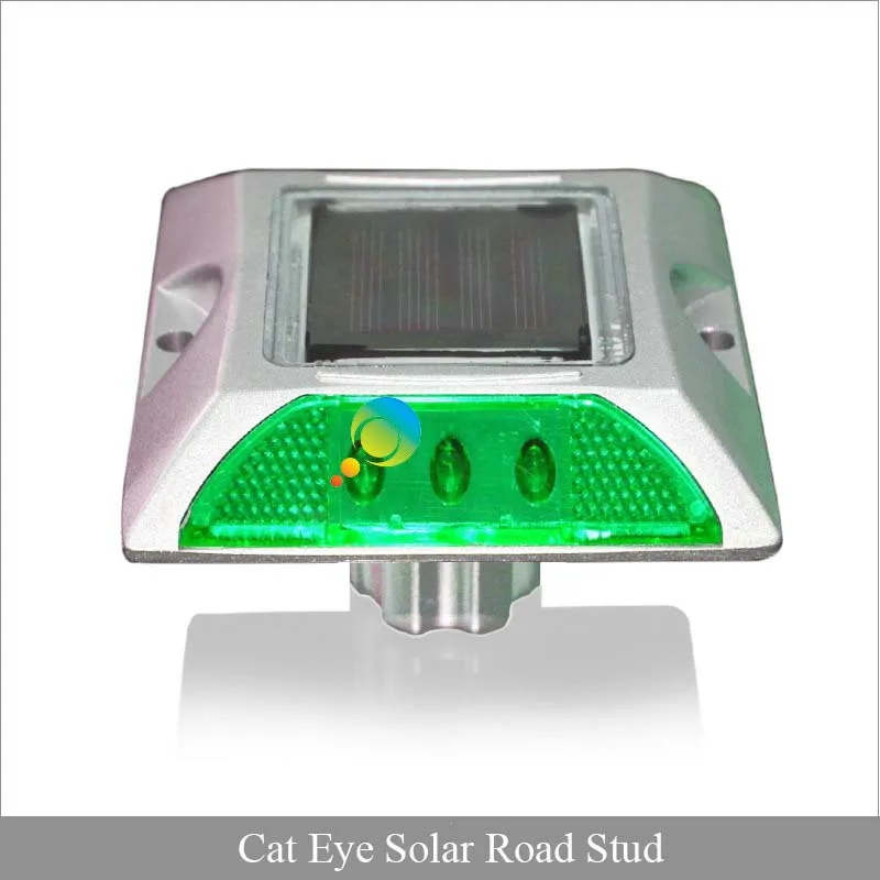 CE RoHS Approved IP68 solar powered road stud aluminum road marker for road construction