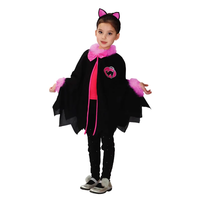 子供のためのハロウィーンの動物のコスプレ衣装,カーニバルパーティー,女の子,子猫,猫,映画,仮面舞踏会,子供のためのアニメのファンタジードレス,クリスマスプレゼント