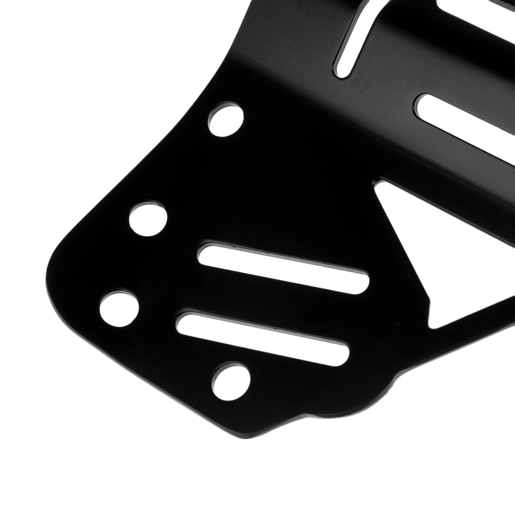 MagiDeal Standard Scuba Tech Diving 5052 Aluminum Backplate for BCD Harness System Hardware Diving Accessories Black