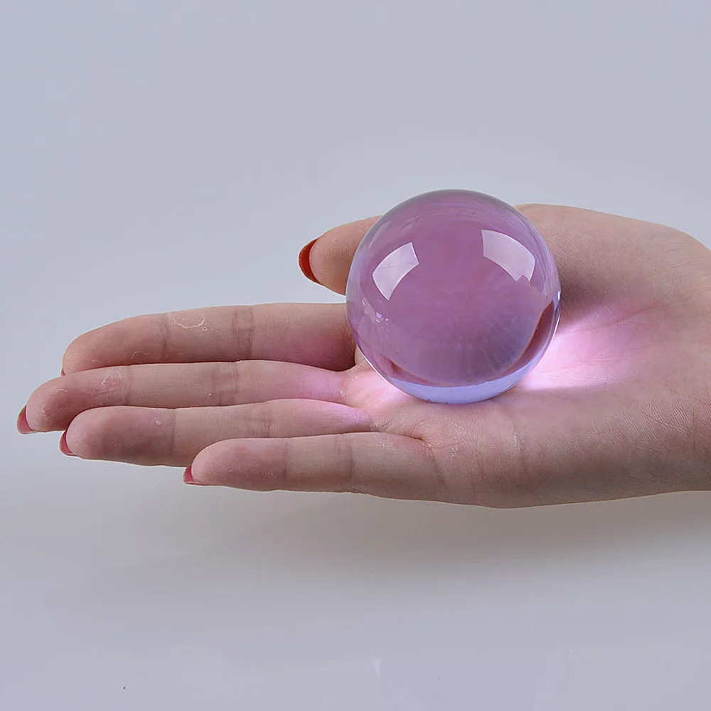 1pcs 50mm Crystal Ball Asian Quartz Clear 5cm Glass Ball Sphere K9 First Grade AAA Divination Quartz Glass Ball Home Decor