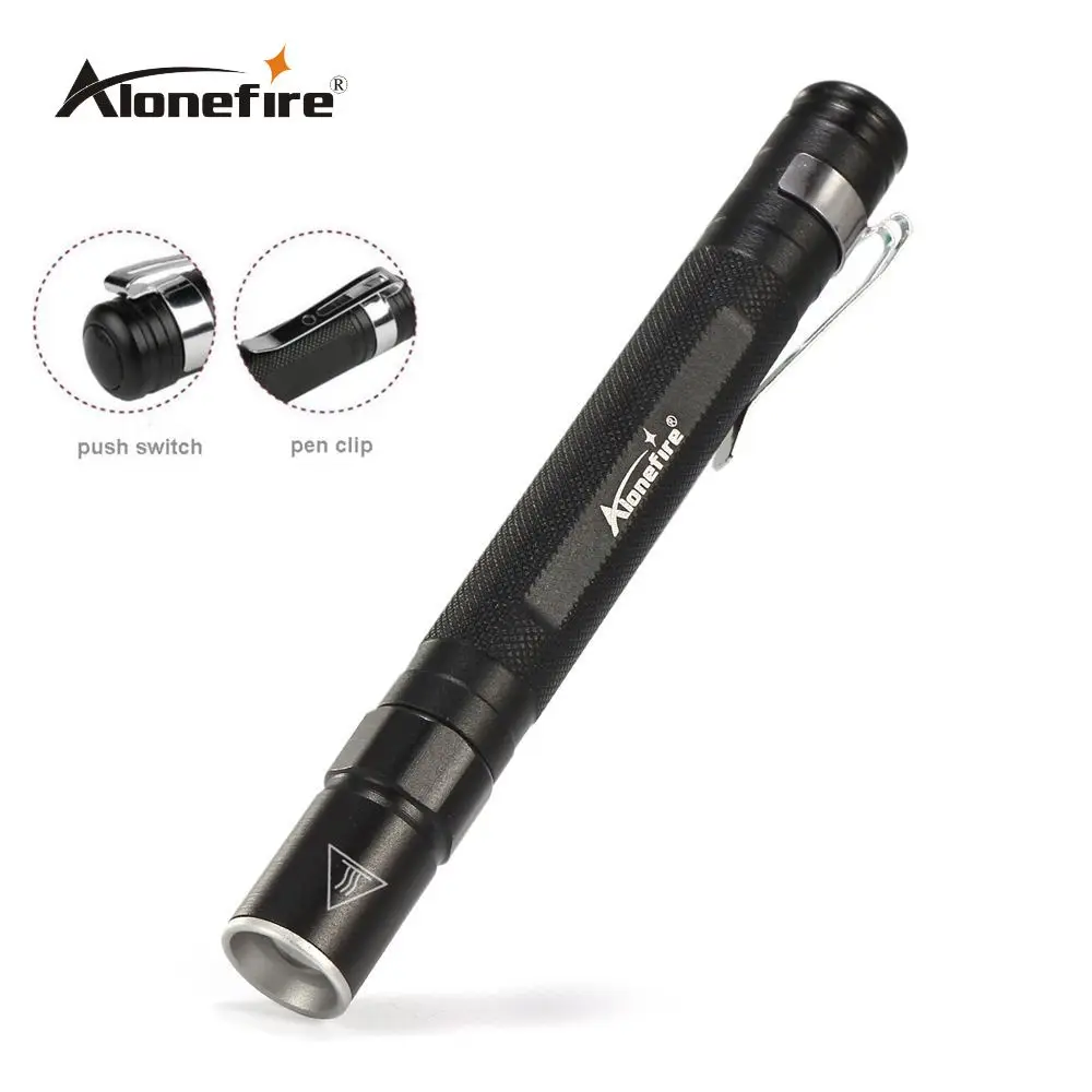 AloneFire MN23 Aluminium legierung Tragbare Mini Penlite Q5 LED Taschenlampe Tasche Licht Wasserdichte Mini Taschenlampe Lampe AAA
