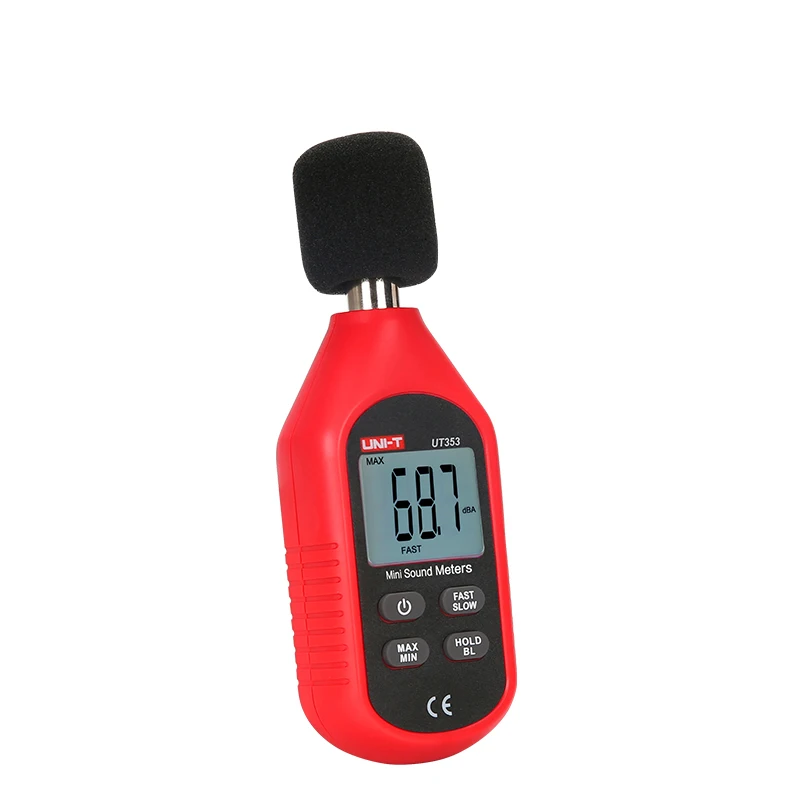 UNI-T ut353 digitaler Schallpegel messer ut353bt Geräusch messer 30-130db Dezibel Tester Rausch Audio Detektor Bluetooth