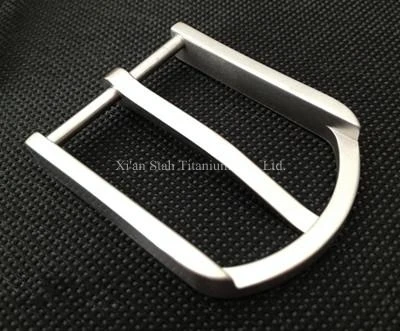 Pure Titanium Belt Buckle Allgery-free Harmless to skin 15g/pc for Belt Width less 30.5mm