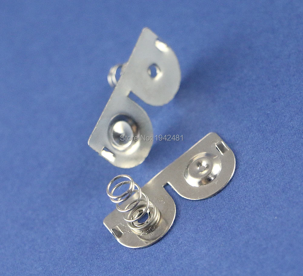 Terminali batteria da 500 pezzi Contatti a molla per supporto batteria alloggiamento GBC per GameBoy Color