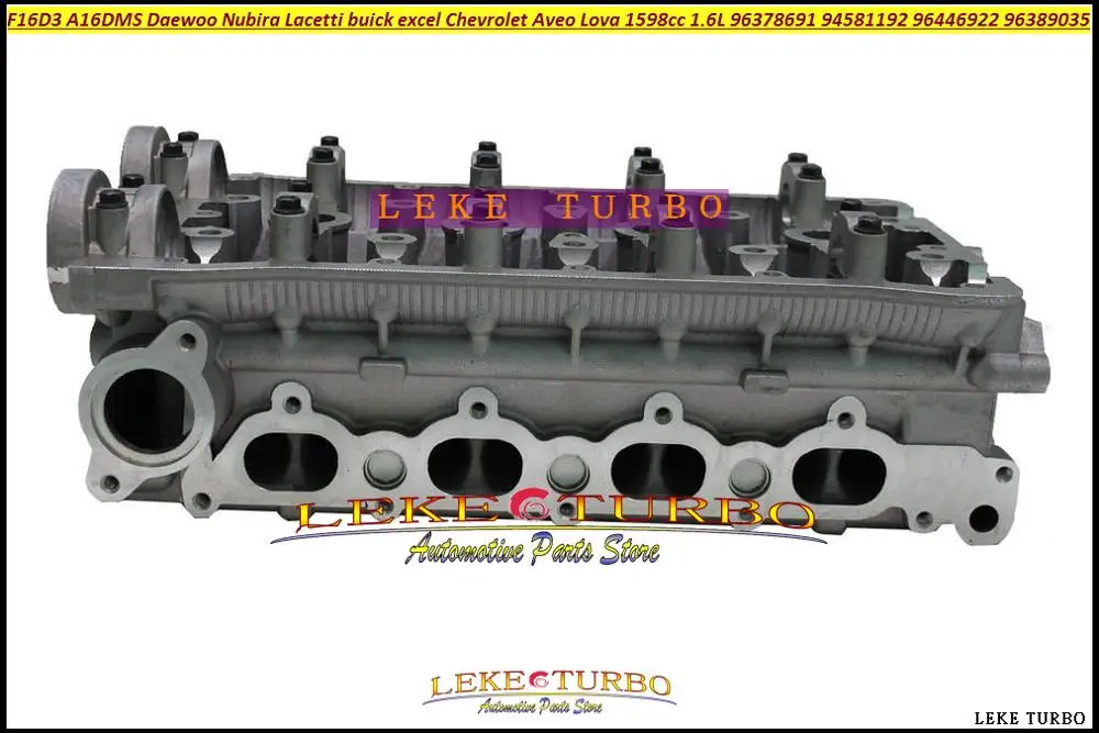 xxx F16D3 A16DMS Cylinder Head 96378691 94581192 96446922 96389035 For buick excel For Chevrolet Aveo Lova Nubira 1.6L DOHC 16v